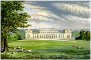 Harewood House, Yorkshire, hogar del Conde de Harewood, c. 1880