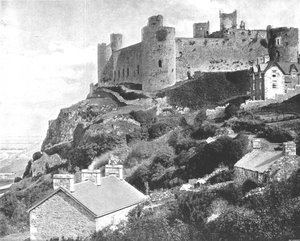 Castillo de Harlech, Merionethshire, Gales, 1894 de Unbekannt