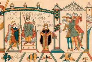 La coronación de Harold, siglo XIX
