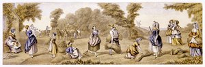 Tiempo de Cosecha, c. 1855 de Unbekannt