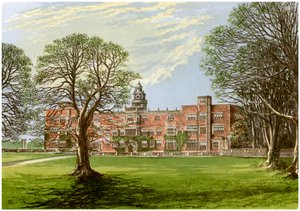 Hatfield House, Hertfordshire, hogar del Marqués de Salisbury, 1880 de Unbekannt