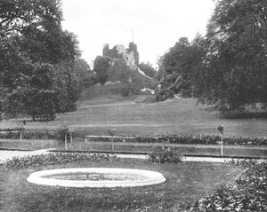 Castillo de Hawarden, Flintshire, Gales, 1894 de Unbekannt