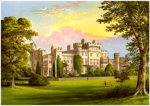 Castillo de Hawarden, Flintshire, Gales, hogar de William Gladstone, c1880 de Unbekannt