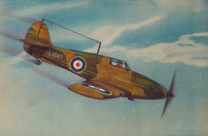 Caza Hawker Hurricane, c1944