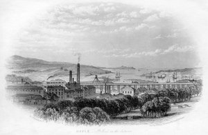 Hayle St Ives en la distancia, c1860 de Unbekannt