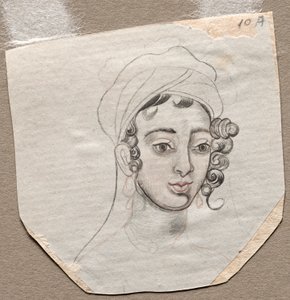 Cabeza de un joven, principios de 1800 de Unbekannt