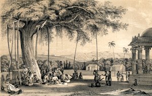 Jefe del pueblo celebrando su corte, 1847