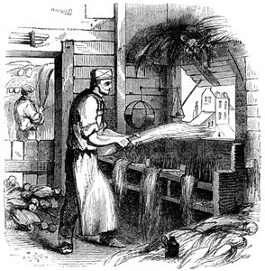 Peinando cáñamo, 1866