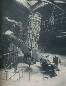Rodeado de acero y concreto, el reflector de 100 pulgadas, c1935 de Unbekannt