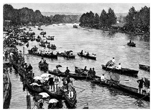 Regata de Henley, Oxfordshire, 1882 de Unbekannt