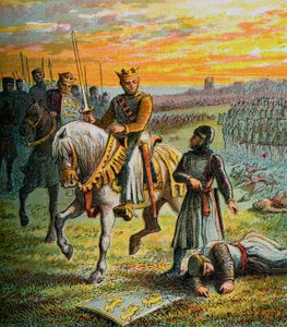 Enrique III y los barones, c. 1850 de Unbekannt