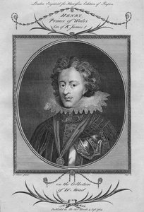 Enrique, Príncipe de Gales, hijo del Rey Jacobo I, 1784 de Unbekannt