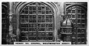 Capilla de Enrique VII, Abadía de Westminster, Londres, c1920s