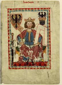 Enrique VI 1165-1197, Emperador del Sacro Imperio Romano. Del Códice Manesse de Unbekannt
