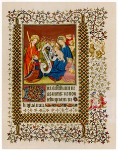 Enrique VI ante la Virgen y el Niño, c1420