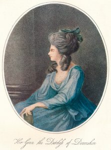 Su Gracia la Duquesa de Devonshire, siglo XVIII de Unbekannt