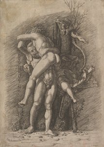 Hércules y Anteo de Unbekannt