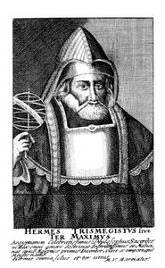 Hermes el Egipcio, alquimista, siglo XVII de Unbekannt