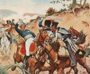 Muerte heroica del Príncipe Luis Fernando de Prusia en Saalfeld, 10 de octubre de 1806, 1936 de Unbekannt
