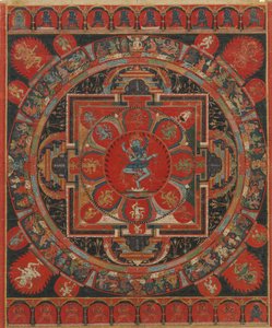 Hevajra Mandala, siglo XV de Unbekannt