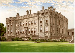 Heythrop, Oxfordshire, hogar de la familia Brassey, c1880