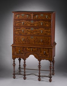 Highboy, 1700-1720 de Unbekannt