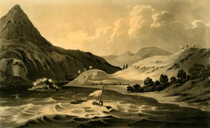Colina de Binion desde el lago, 1802
