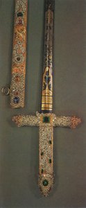Empuñadura y vaina de la Espada del Estado con Joyas, 1953 de Unbekannt