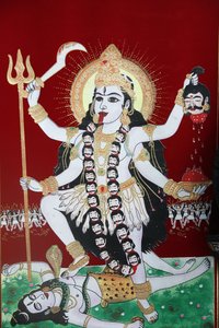 Diosa hindú Kali, Katmandú, Nepal de Unbekannt