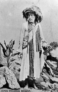Mendigo religioso hindú, India, siglo XX de Unbekannt