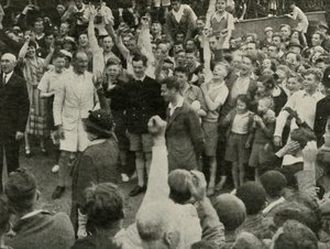 Su Majestad en su campamento de chicos en Southwold, 1937 de Unbekannt