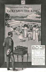 Anuncio de His Masters Voice de Unbekannt