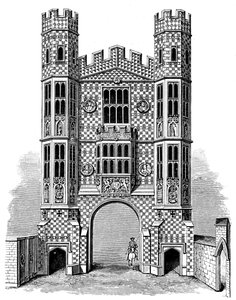 Puerta de Holbein, Whitehall, Londres, 1893