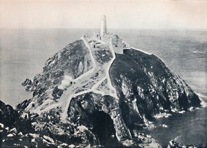 Holyhead - El South Stack, Faro, 1895 de Unbekannt