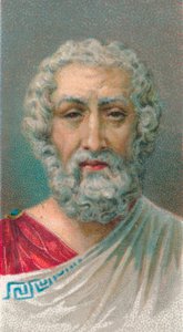 Homero, poeta romano de los siglos I-II, de Baiae, Campania, Italia de Unbekannt