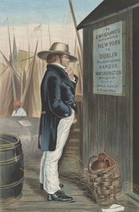 De regreso a casa, Nueva York, ca. 1860 de Unbekannt