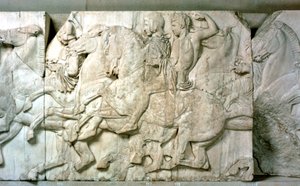 Jinetes del friso del Partenón, 438-432 a.C. de Unbekannt