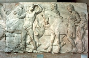 Jinetes del friso del Partenón, 438-432 a.C. de Unbekannt