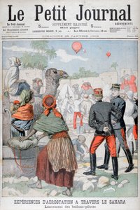 Globos aerostáticos cruzando el desierto del Sahara, 1903 de Unbekannt