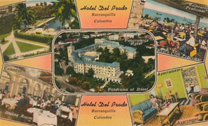 Hotel Del Prado, Barranquilla, Colombia, c1940s de Unbekannt