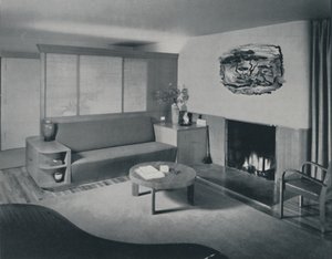 Casa en Pomona, California - la sala de estar desde el otro lado de la partición de Unbekannt