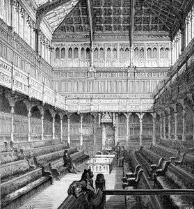 Cámara de los Comunes, Westminster, Londres, 1900 de Unbekannt