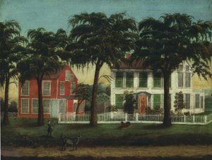 Casas en el Río Fox, Illinois, 1881-1890 de Unbekannt