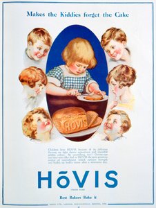 Anuncio de pan Hovis, 1928