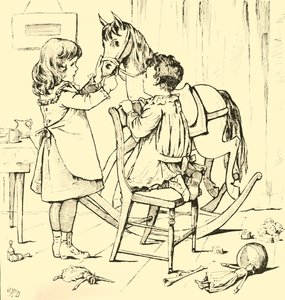 Cómo el Caballito de Madera se Comió el Pastel, 1881 de Unbekannt