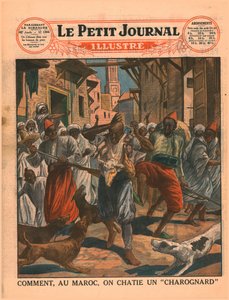 Cómo, en Marruecos, se castiga a un basurero, 1929