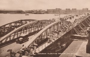 Puente flotante de Howrah, Calcuta, c1905 de Unbekannt