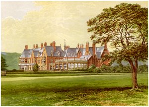 Hutton Hall, Yorkshire, hogar de la familia Pease, c. 1880