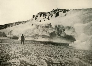 Flores de Hielo en el Hielo Marino Recién Formado a Principios del Invierno, c. 1908, 1909 de Unbekannt