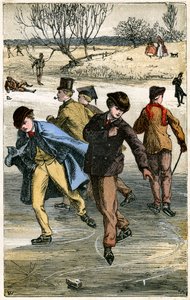 Patinaje sobre hielo, siglo XIX